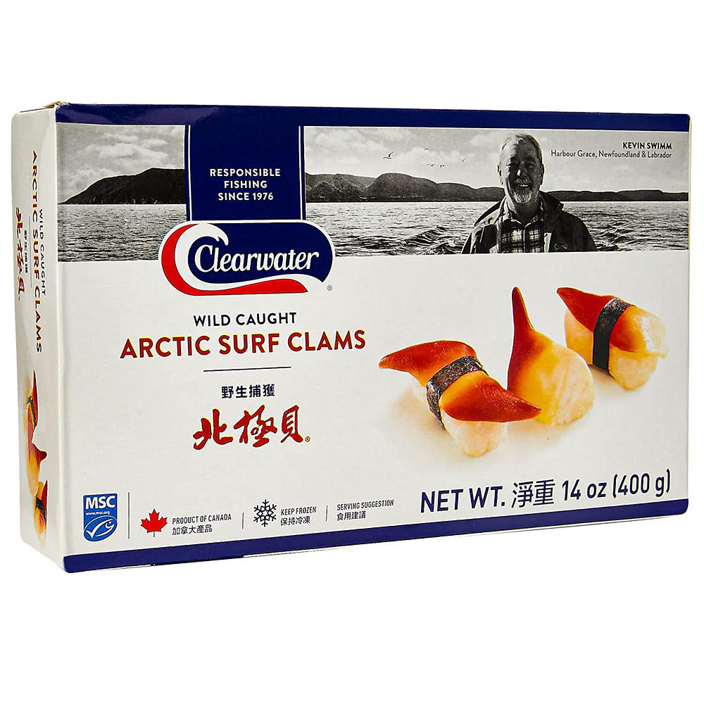 ARTIC SURF CLAM CLEARWATER 350g x 20pk/ctn