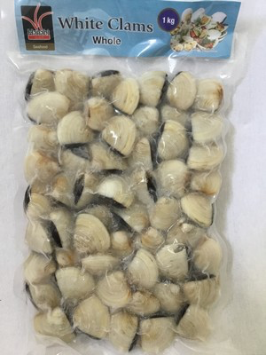 CLAM WHOLE WHITE 1kg x 10pk/ctn