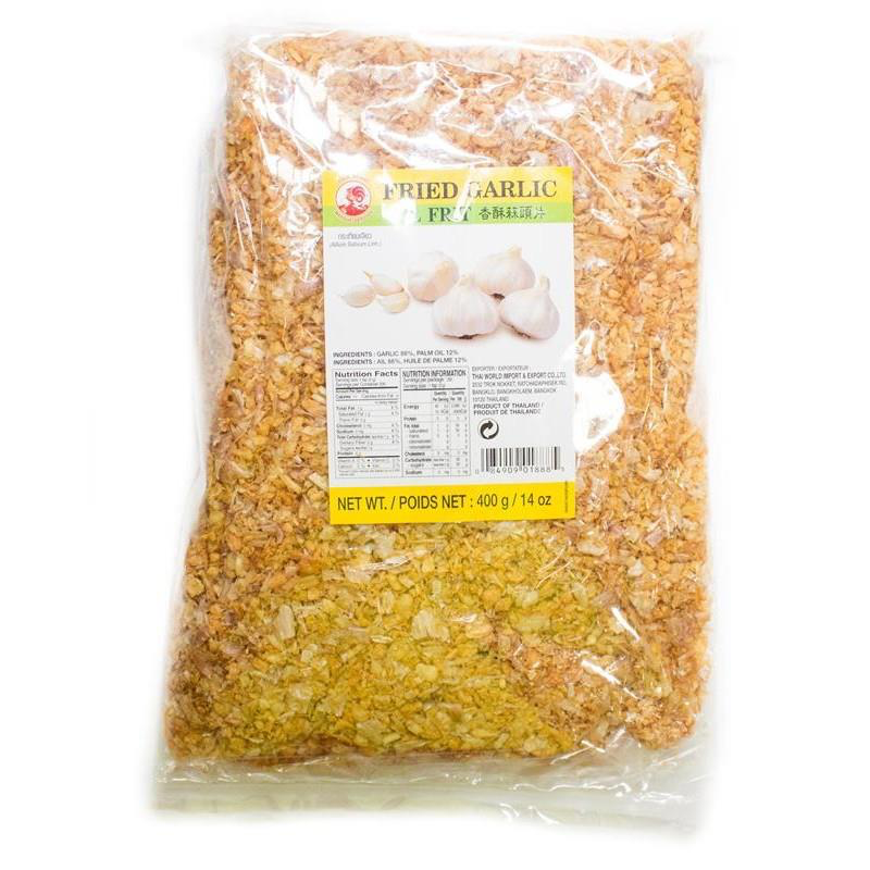 FRIED GARLIC COCK BRAND 400gm x 12pk/ctn