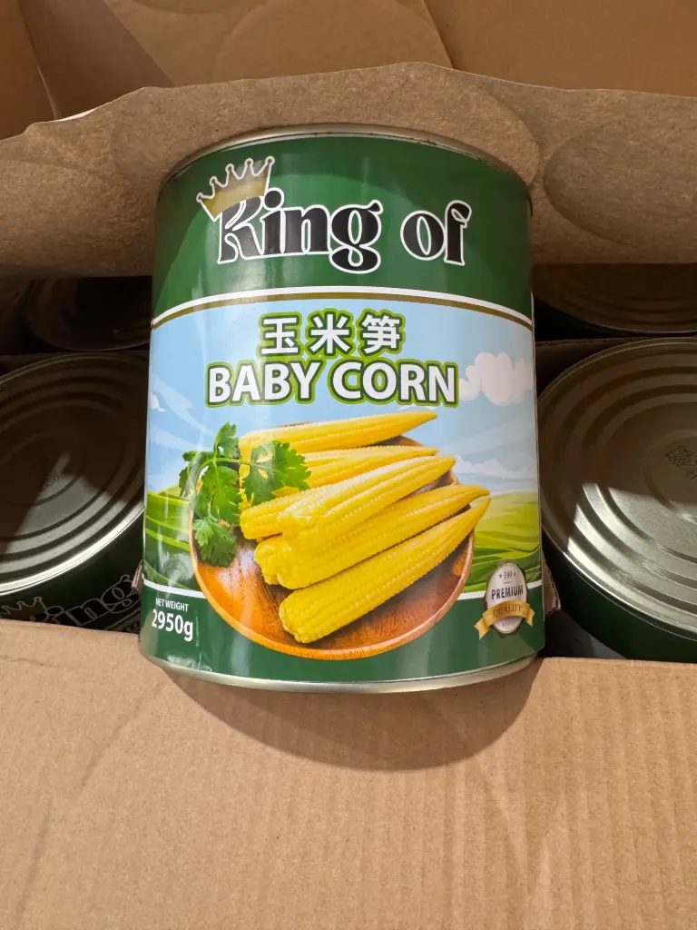 KO CANNED BABY CORN WHL 玉米笋 2950g x 6/ctn