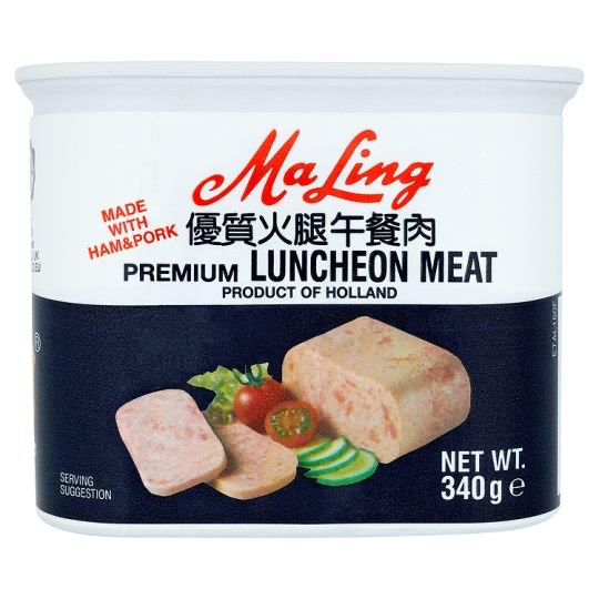MALING PREMIUM PORK LUNCHEON MEAT 340g x 12tin/ctn