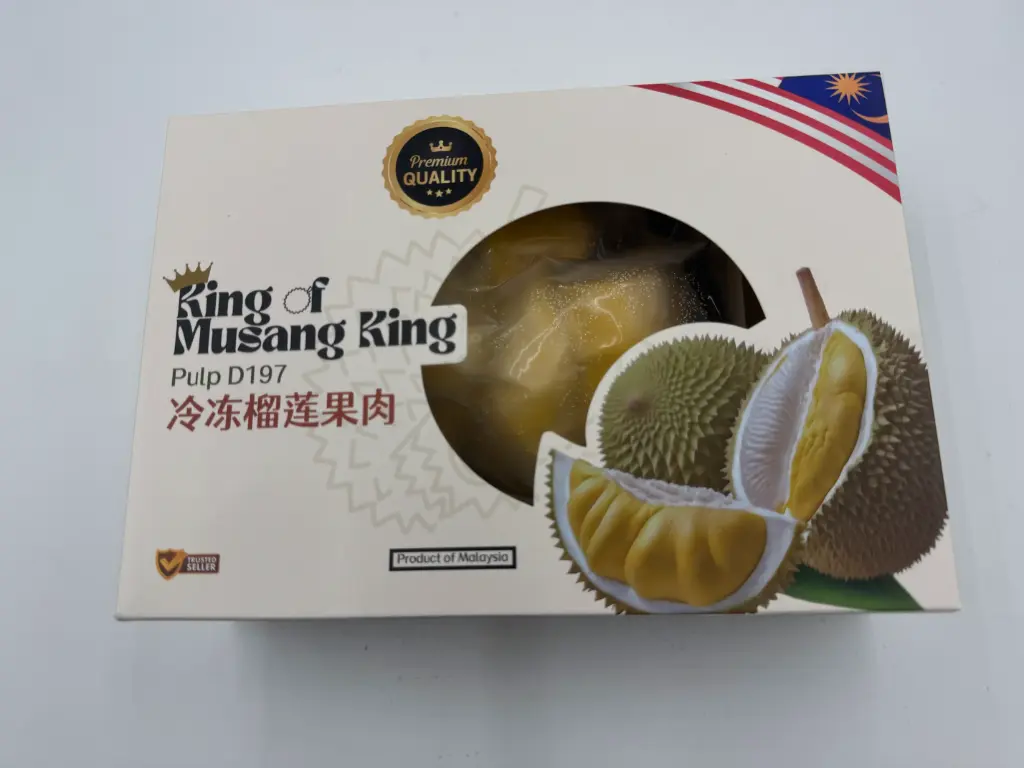DURIAN PULP MUSANG KING KOK 400gx6pk/ctn