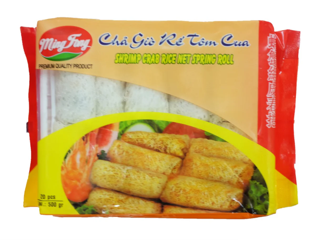 VIET SEAFOOD CRAB NET S/ROLL M/FONG 500gx18pk/ctn