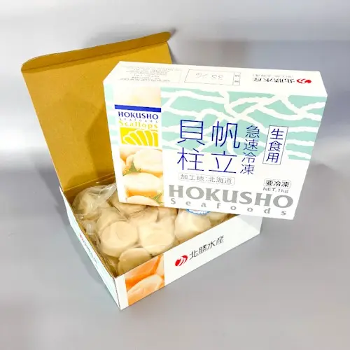 SCALLOP HOKKAIDO 3S 1kg x10pk/ctn