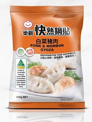 SMILE PORK GYOZA 450g x 12pk/ctn