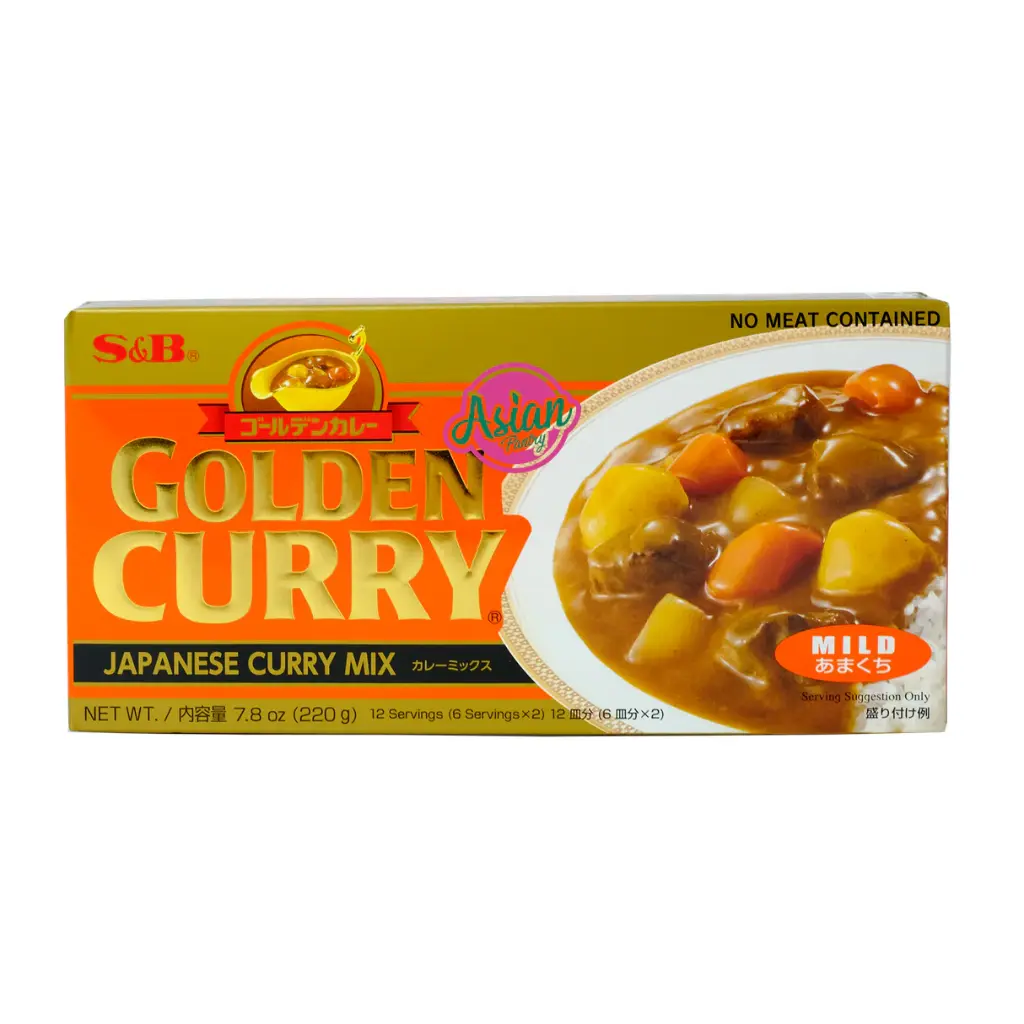 CURRY MILD S&B 220g 10pk/ctn