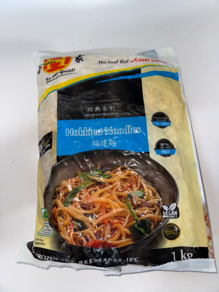 HAKKA HOKKIEN NOODLE 1KG X 12pk/ctn
