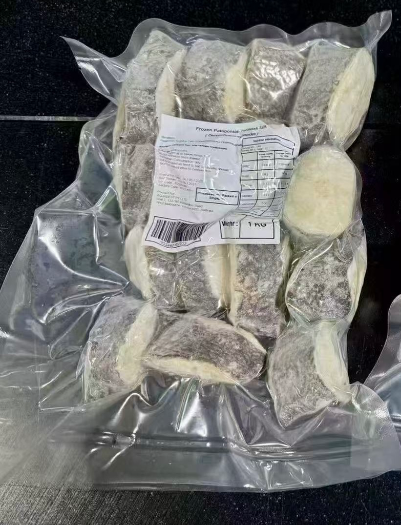 TOOTHFISH TAIL CUTLET 10 X 1KG/ctn