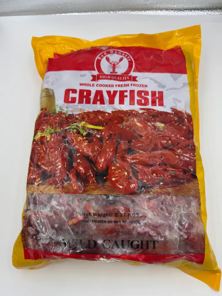 CRAWFISH WHOLE COOKED 小龙虾 R/D 2.27KG X 2pk/ctn