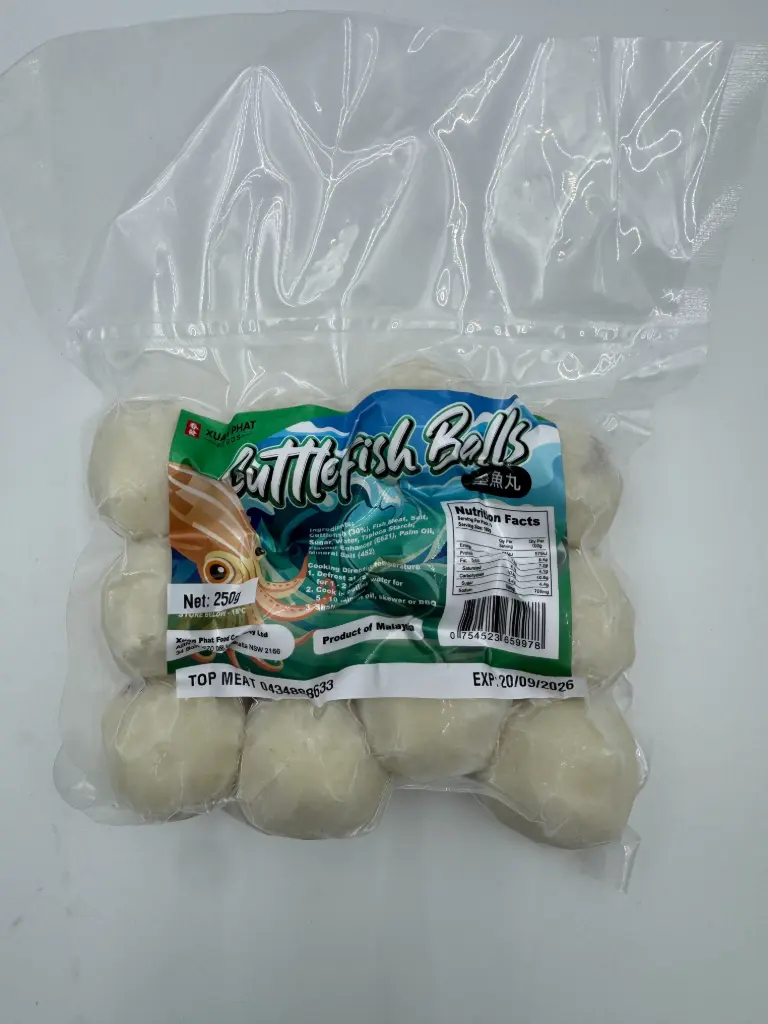 CUTTLEFISH BALL X/PHAT 250G X 40PK / CTN