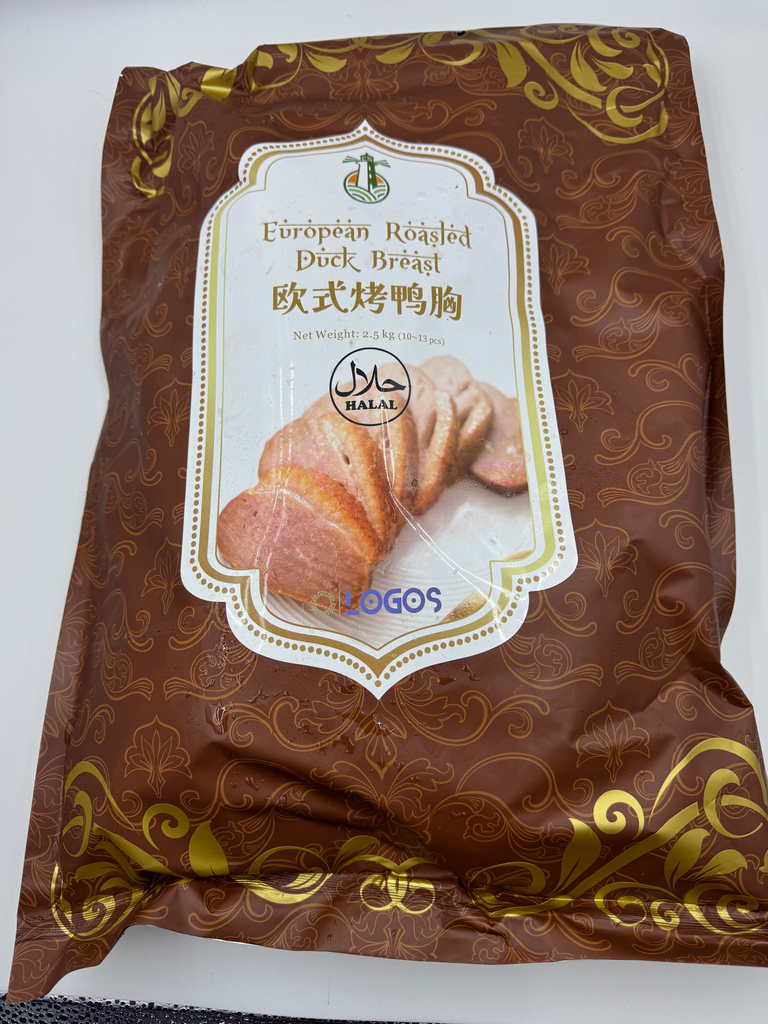EURO ROASTED DUCK BREAST LOGOS 2.5kgx4pk/ctn