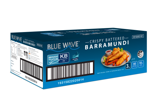 BATTERED BARRAMUNDI 1kg x 3pk/ctn
