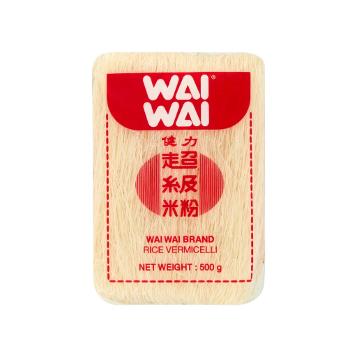 [BEEHOONWAIWAI] WAI WAI BEE HOON RICE VERMICELLI 500g x 24pk/ctn