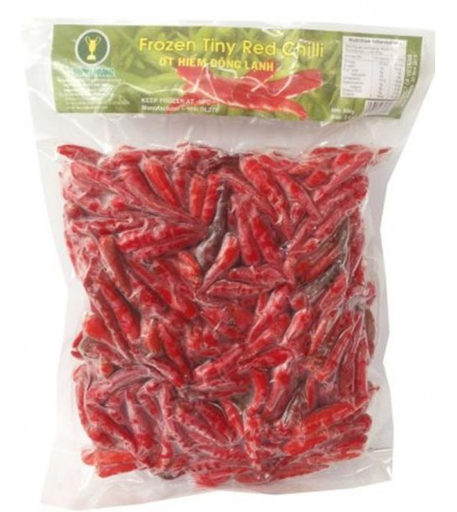 [CHILLIR500] CHILLI FROZEN RED O888 500g x 20pk/ctn