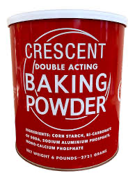 [DRBAKEC] BAKING POWDER CRESCENT 6lb x 6 tins/ctn