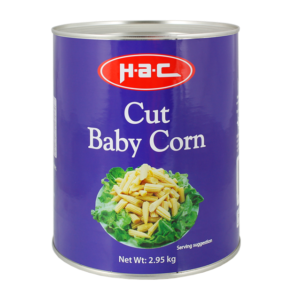 [DRBCCUT] HAC BABY CORN CUT 2950g x 3tins/ctn
