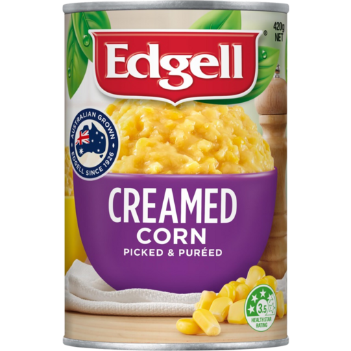[DRCORNCREAM] CORN CREAMED EDGELL 420g x 15tins/ctn