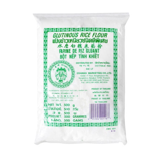 [DRFLGLUT] FLOUR GLUTINOUS RICE ERAWAN 500gm x 24pk/ctn