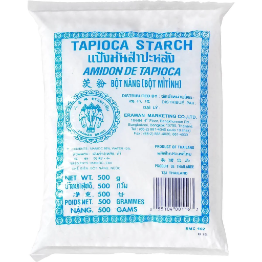 [DRFLTAP] TAPIOCA FLOUR ERAWAN 500gm x 24pk/ctn