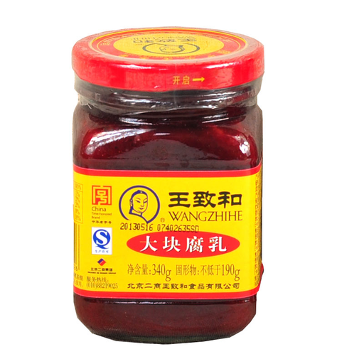 [EDCFCWZHFR] ED FERMENTED BEANCURD 王致和大紅腐乳 340g x30ea/ctn