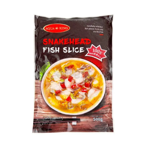 [FSNAKEAK(I)] SNAKEHEAD SLICED FILLET A/KING 黑鱼片 500g x 20pk/ctn