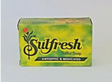 [MESFSFSG85] SULFRESH SULFUR SOAP GREEN 硫清新香皂（绿）85g/each