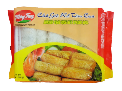 [MF027(I)] VIET SEAFOOD CRAB NET S/ROLL M/FONG 500gx18pk/ctn