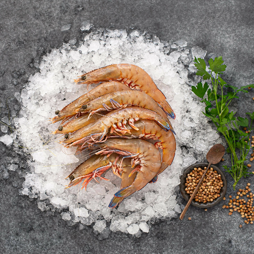 [PWK10155KG(A)] LOCAL WHOLE RAW KING PRAWNS 10/15  5kg/ctn
