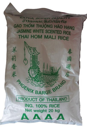 [RICEPBJAS20] PHOENIX BARGE JASMINE RICE THAI 20kg