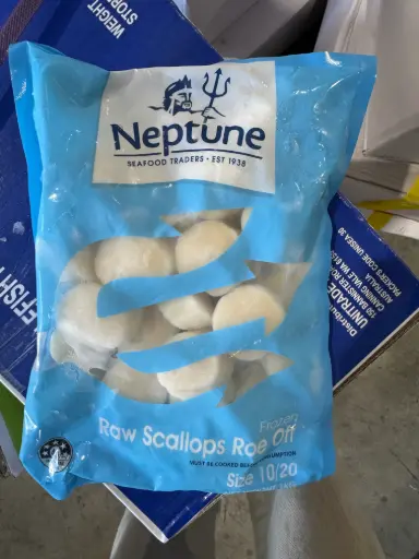 [SC1020TOPSAIL(I)] SCALLOP MEAT 10/20 T/SAIL&NEPTUNE 1kg x 10pk/ctn