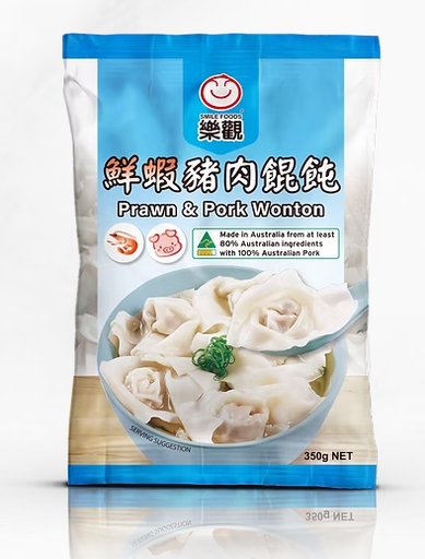 [SMIPPW] SMILE PRAWN AND PORK WONTON 350g x 12pk/ctn