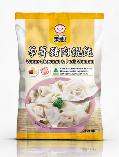 [SMIWCPW] SMILE WATER CHESTNUT PORK WONTON 350g x 12pk/ctn