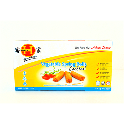 [SPROLLHAKKA15PKT] HAKKA SP ROLLS COCKTAIL 15GM 客家春卷  8pk/ctn