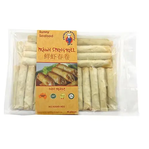 [SSFLPSPROLL1(I)] SUNNY SF LONG PRAWN SPRING ROLL 40s 1kg x 10pk/ctn