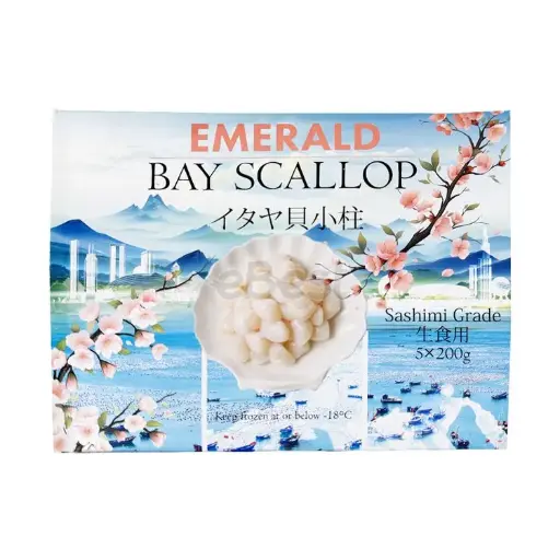 [SC6080SASHI(I)] SCALLOP MEAT 60/80 SASHIMI 1kg x 10pk/ctn