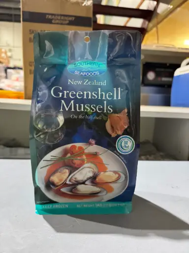 [MUHSMNZRC(I)] MUSSEL 1/2 SHELL NZ XL RC 1kg x 12pk/ctn
