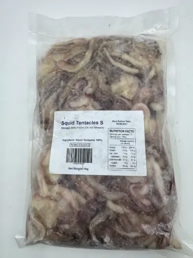 [TENNZ(I)] SQUID TENTACLES NZ S+ 1kg x 5pk/ctn