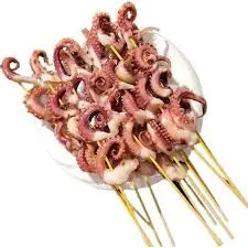 [SQTENSKE(I)] SQUID TENTACLES SKEWERS UFE 1kg x 10pk/ctn