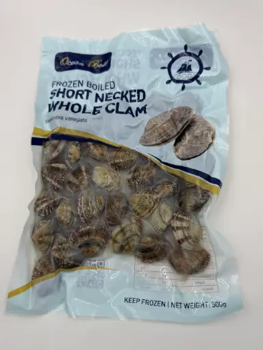 [CLAMSNOBEST(I)] SHORT NECKED CLAM WHL O/BEST 500g x 10pk/ctn