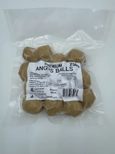 [ANGBALLXP] ANGUS BEEF BALL X/PHAT 250G X 40PK / CTN