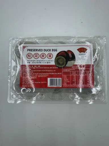 [DUCKOW] PRESEREVED (CENTURY) DUCK EGGS O/WING 360gx24/ctn