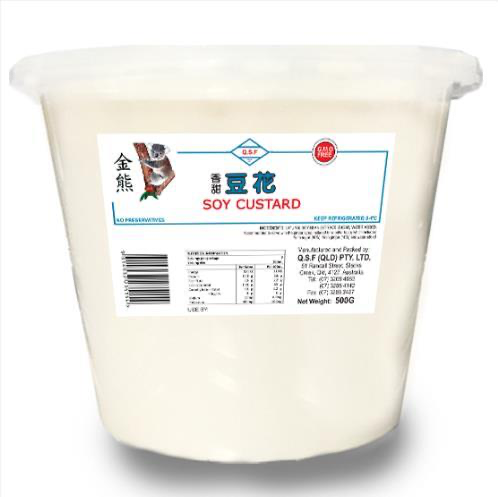 [QSFCUS500] QSF SOY CUSTURD 豆花 500g (pack)